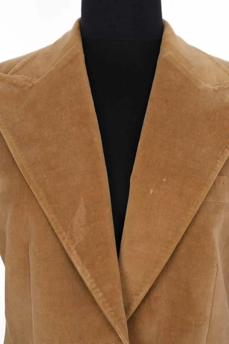 Blazer Dolce & Gabbana Camel en Coton