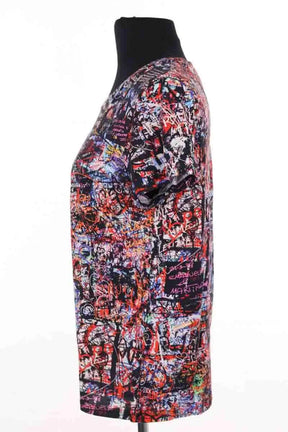 T-shirt Maje Multicolore en Coton