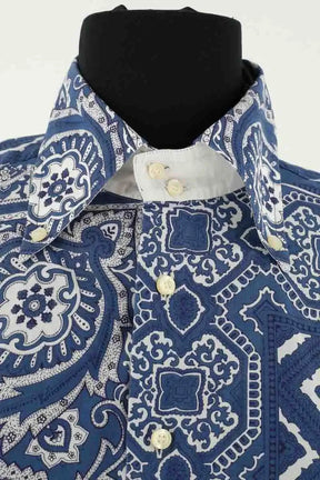 Chemise Etro Bleu en Coton