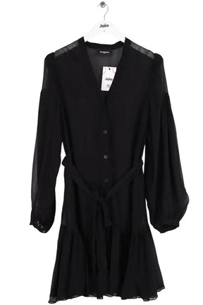 Robe The Kooples Noir en Synthétique, taille L - Seconde Main