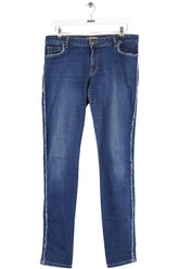 Jean droit Belair Bleu en Coton, taille L - Seconde Main