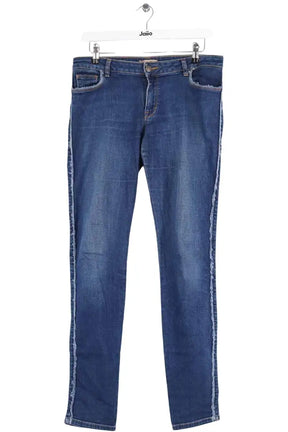 Jean droit Belair Bleu en Coton, taille L - Seconde Main