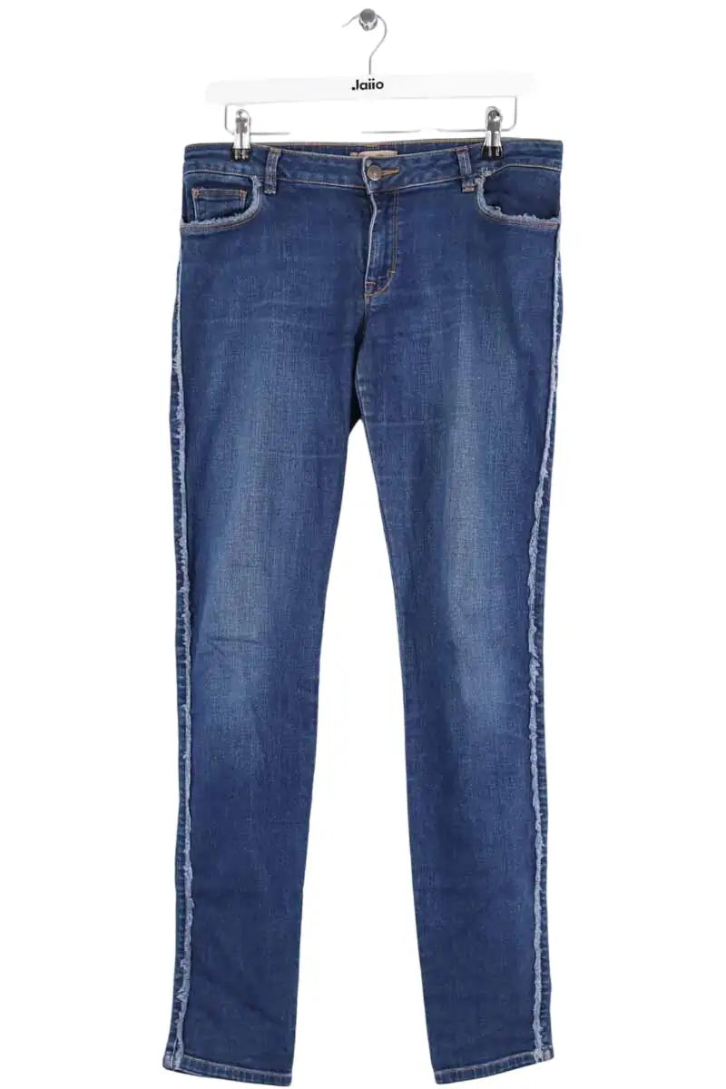 Jean droit Belair Bleu en Coton, taille L - Seconde Main