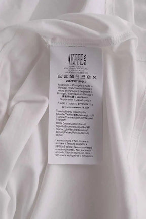 T-shirt Moschino Blanc en Coton