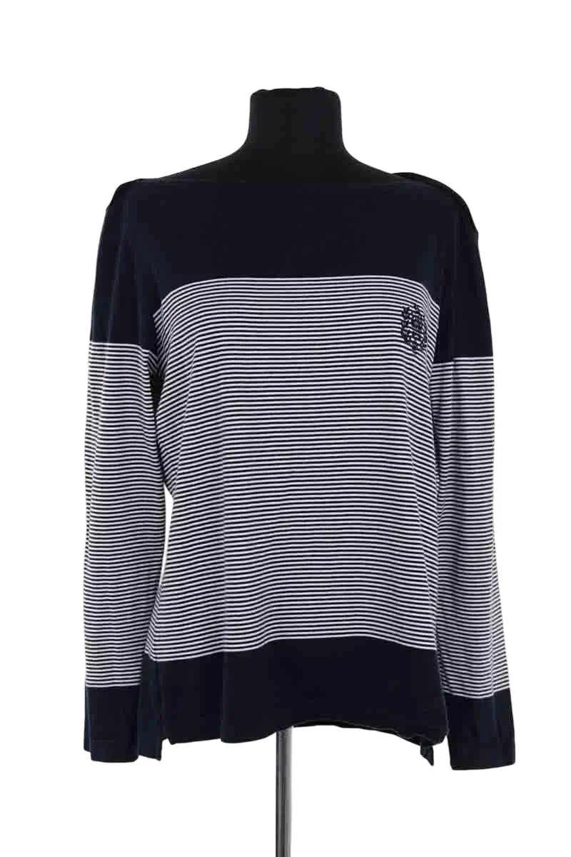 Top Lanvin Bleu en Coton, taille M - Seconde Main