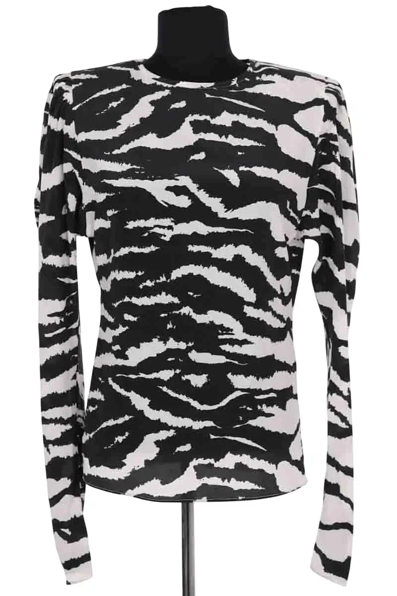Blouse Isabel Marant Favallia Noir en Soie, taille XS - Seconde Main