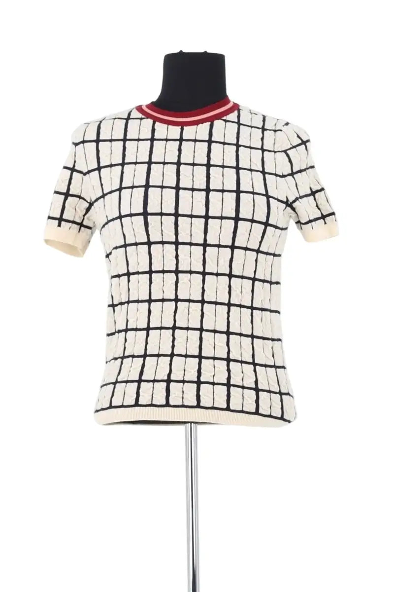 Pull Tara Jarmon Ecru en Laine, taille S - Seconde Main