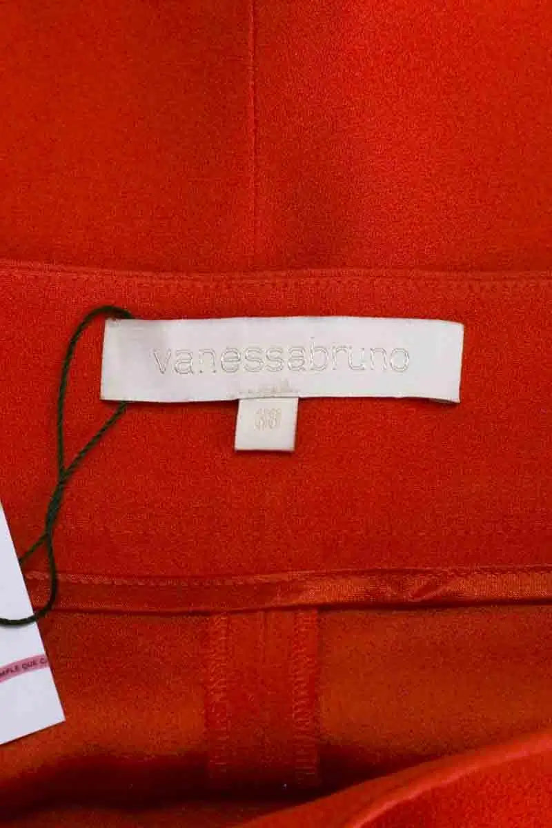 Mini short Vanessa Bruno Orange en Synthétique