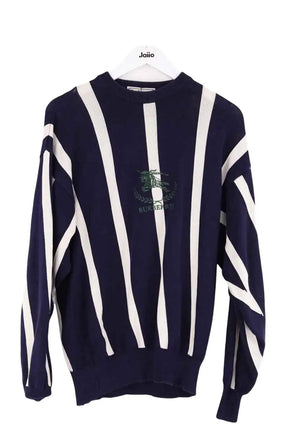Pull Burberry Bleu en Coton, taille L - Seconde Main
