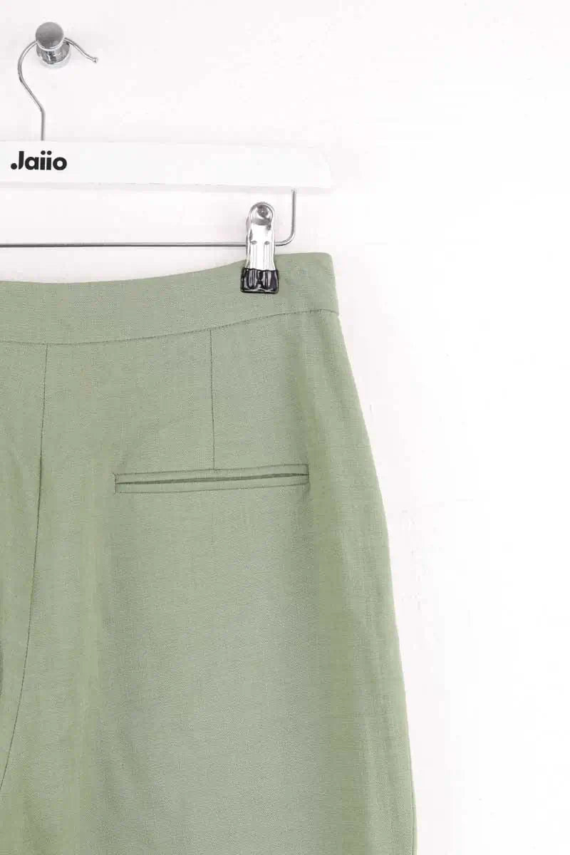 Pantalon Claudie Pierlot Vert en Viscose