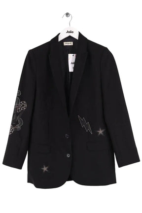 Blazer Zadig & Voltaire Noir en Synthétique, taille S - Seconde Main