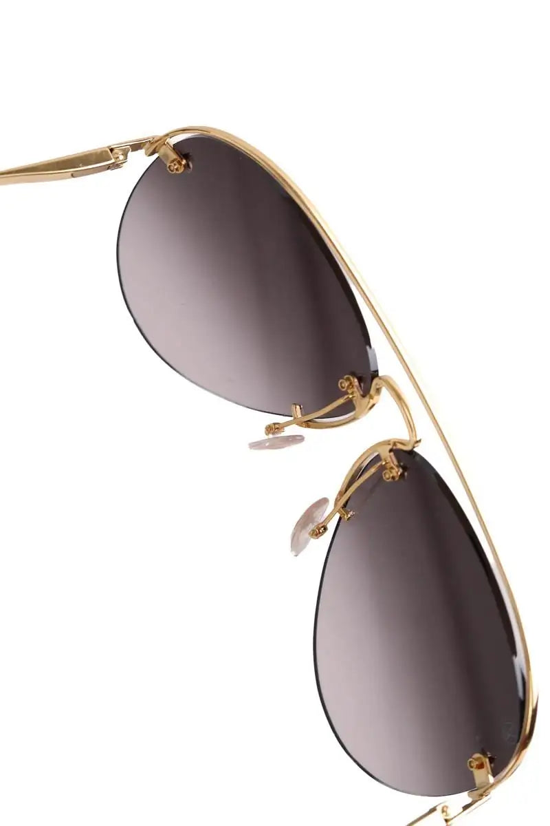 Lunettes d'aviateur Louis Vuitton Noir en Métal