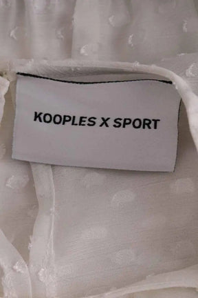 Blouse The Kooples Blanc en Synthétique