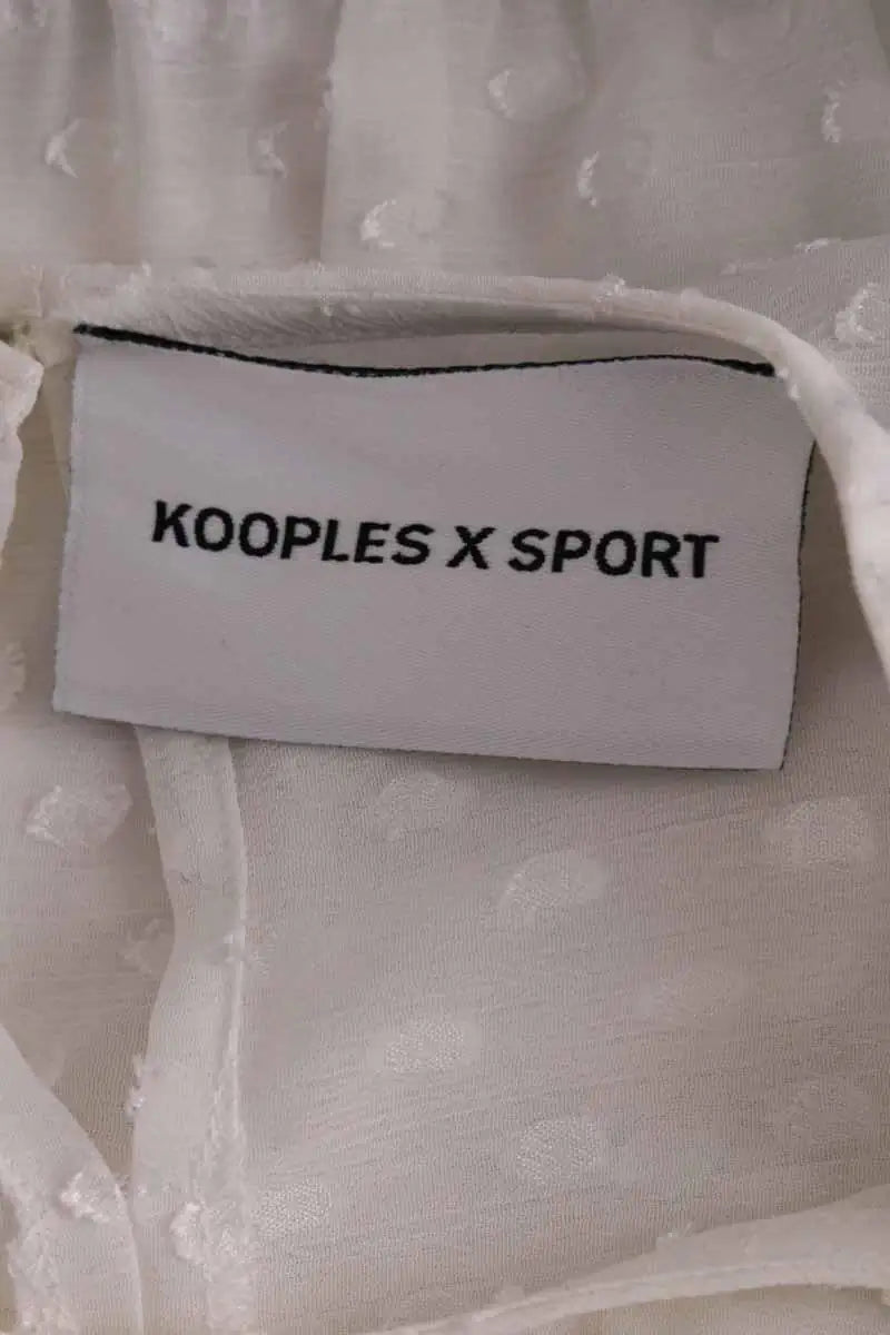 Blouse The Kooples Blanc en Synthétique
