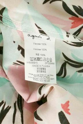 Chemise Agnès B. Multicolore en Viscose