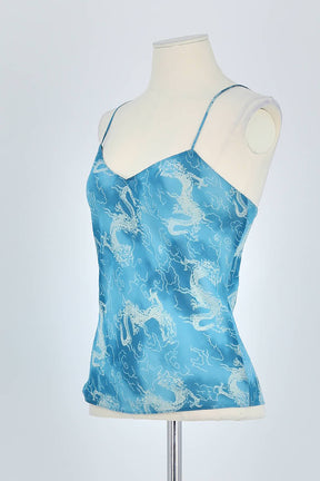 Top sans manche Calvin Klein  Bleu