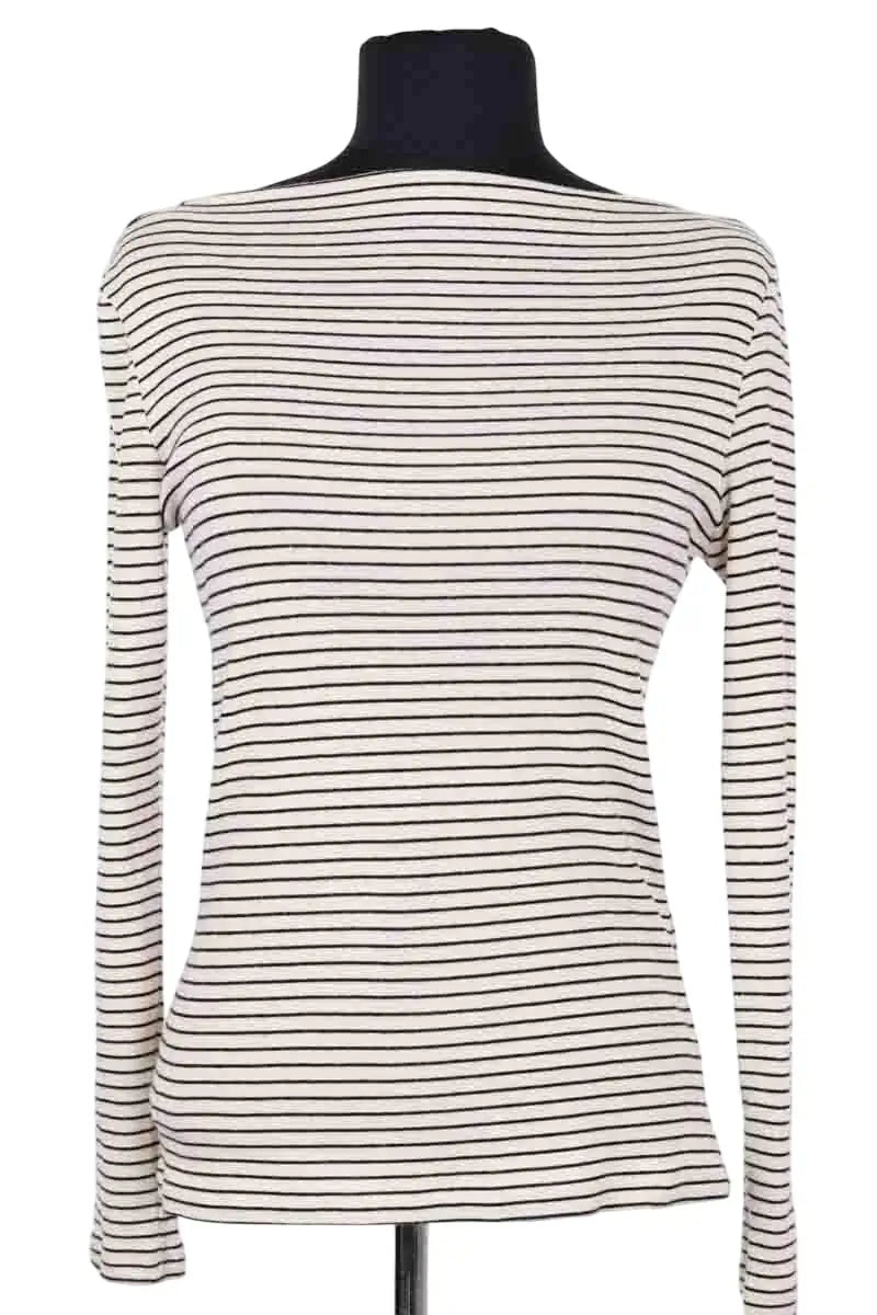 T-shirt Closed Beige en Coton, taille XS - Seconde Main