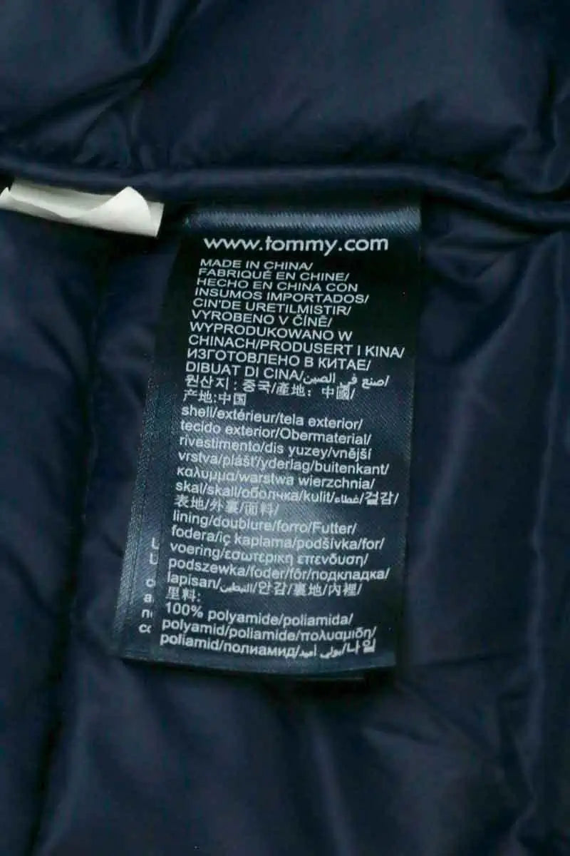 Doudoune Tommy Hilfiger Marine en Synthétique