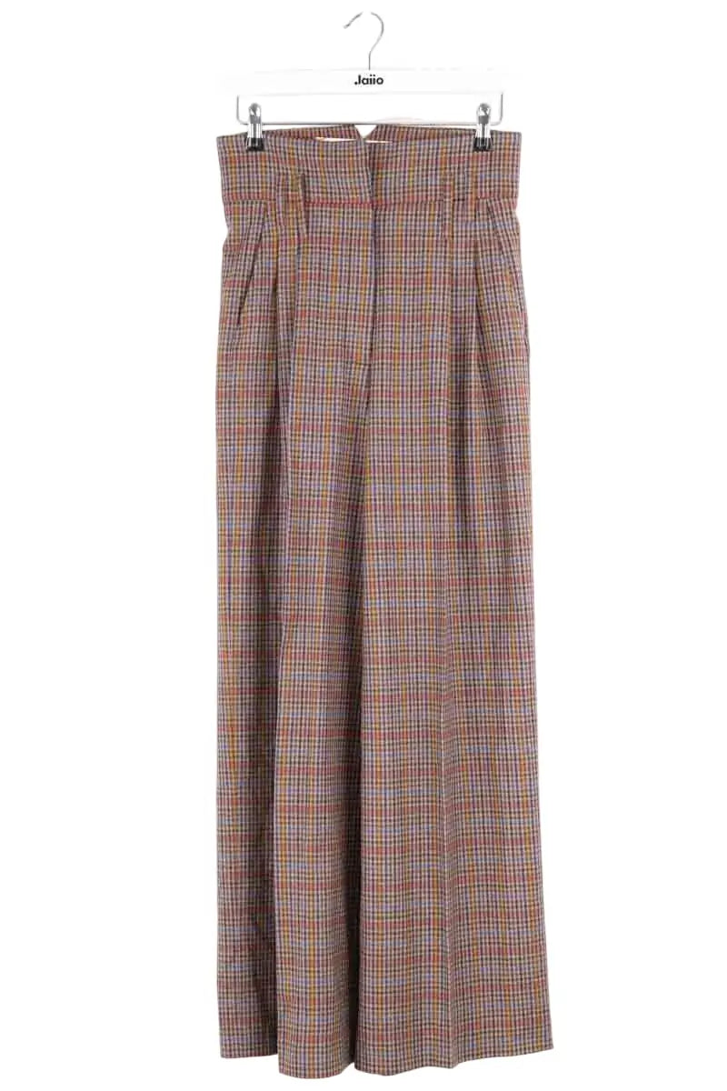 Pantalon large Tara Jarmon Marron en Laine, taille XS - Seconde Main