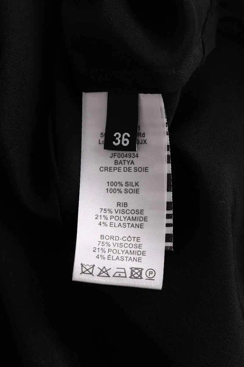 Blouse Joseph Noir en Soie