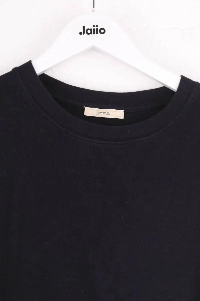 T-shirt Sessun Noir en Coton