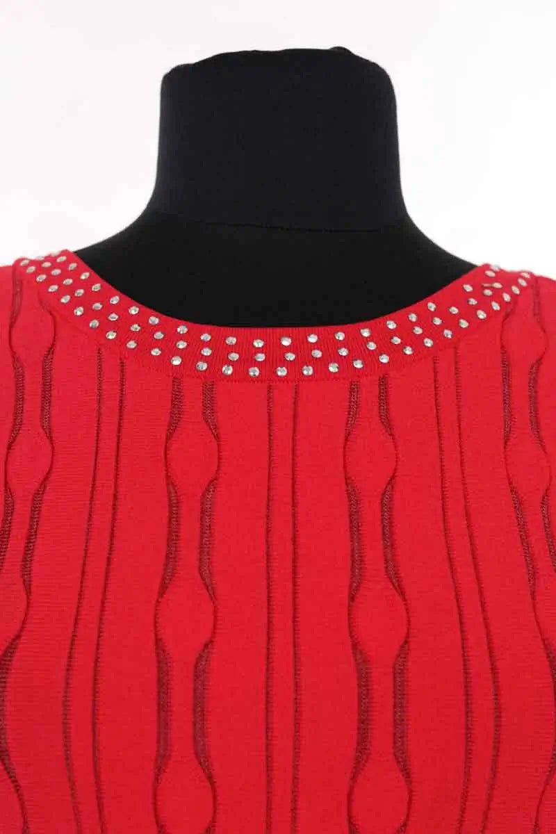 Robe The Kooples Rouge en Viscose