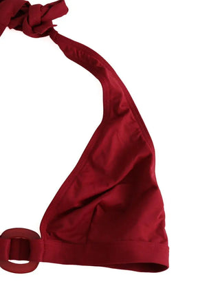 Maillot de bain Dnud Bordeaux en Synthétique