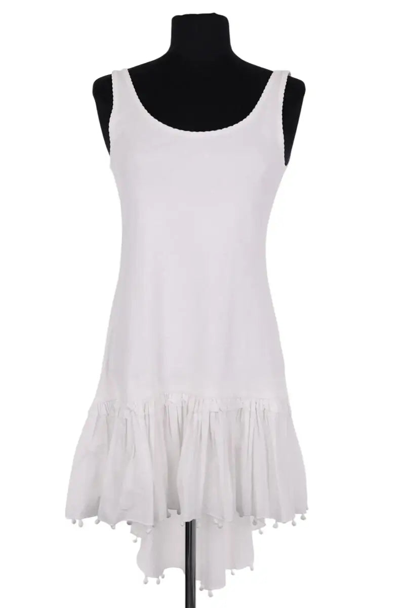 Robe Manoush Blanc en Coton, taille S - Seconde Main