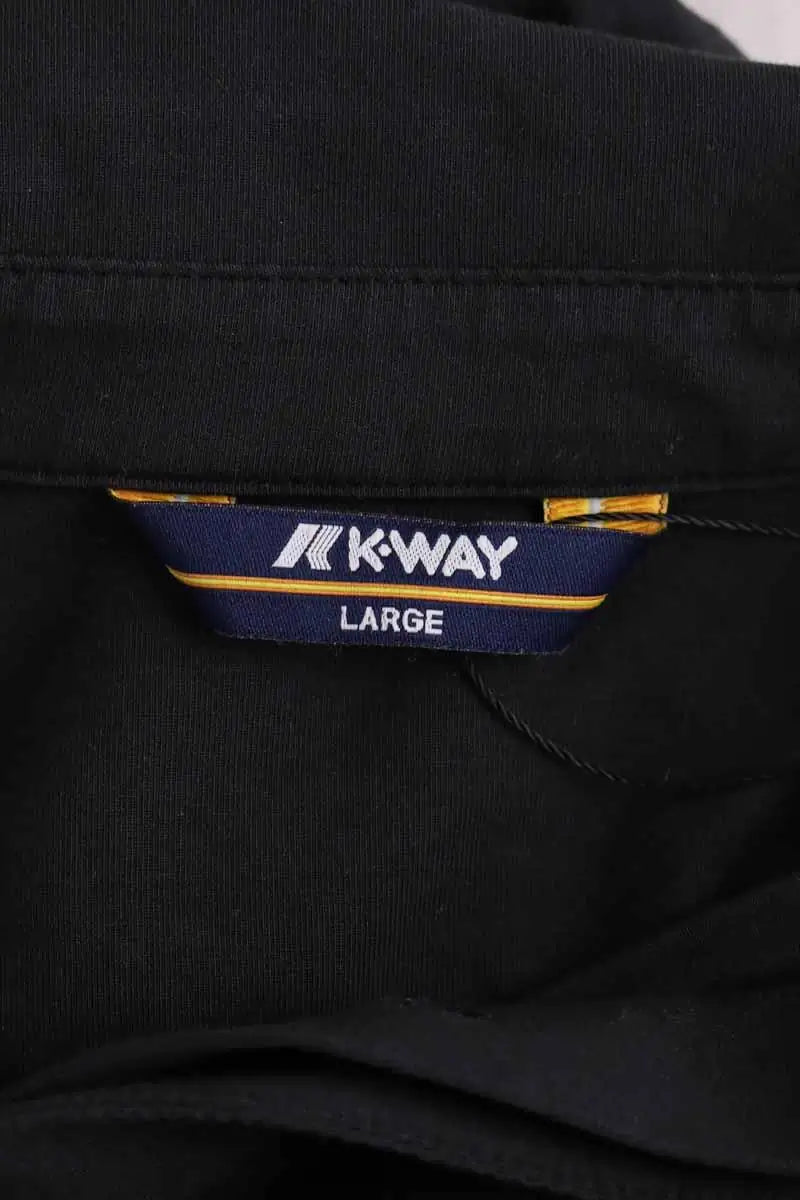 Polo K-Way Noir en Coton