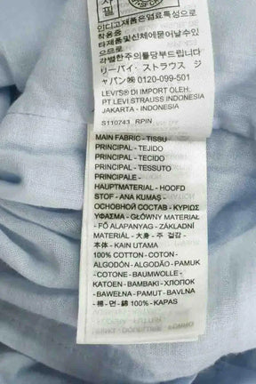 Top sans manche Levi's Bleu en Coton