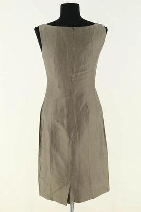 Robe Tara Jarmon Kaki en Lin