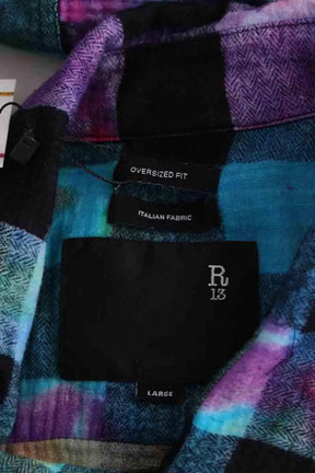 Chemise R13 Multicolore en Coton