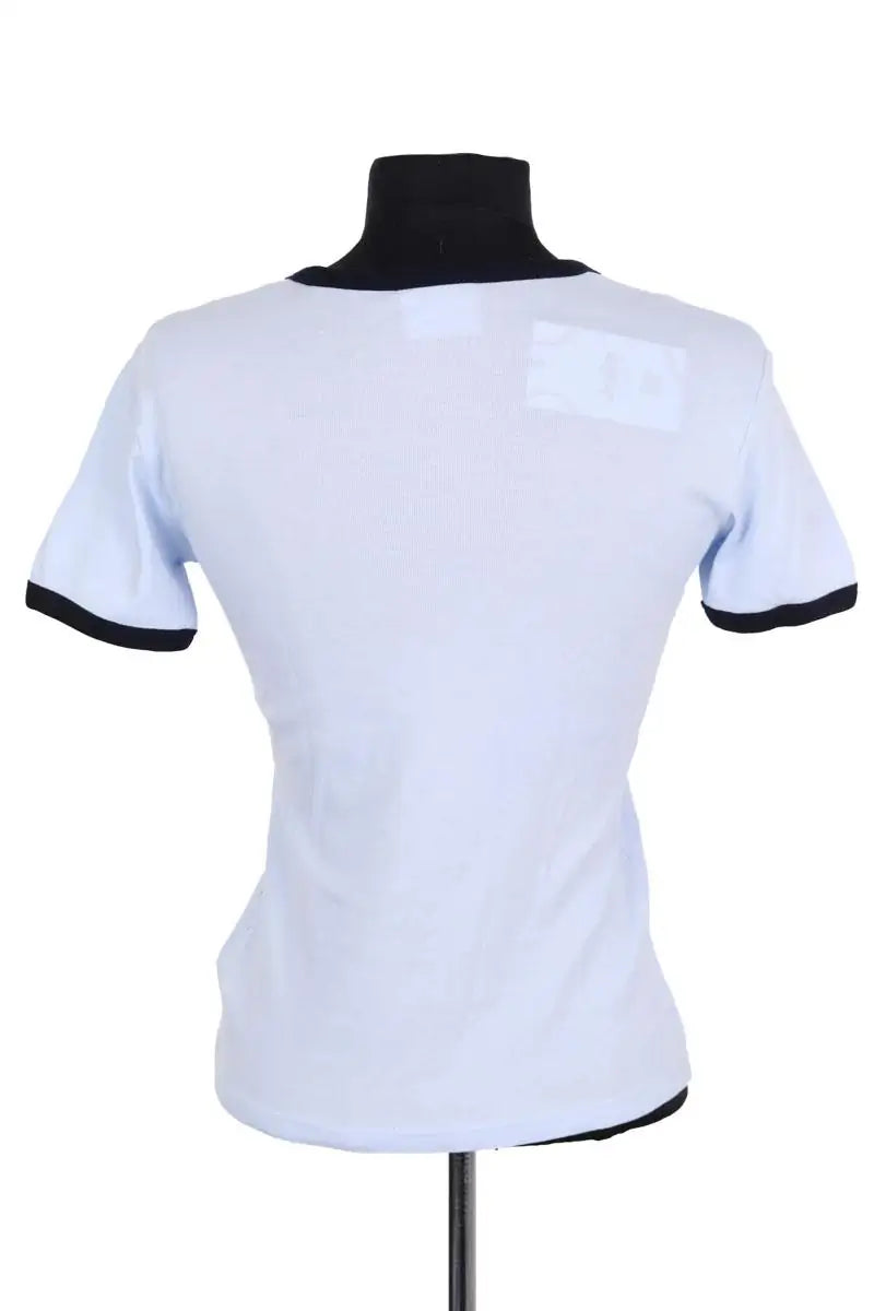 T-shirt Courrèges Bleu en Coton
