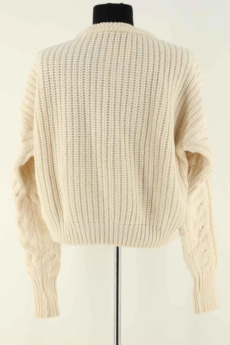 Pull Maje Beige en Laine