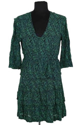 Robe Ba&Sh Vert en Viscose, taille S - Seconde Main