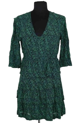 Robe Ba&Sh Vert en Viscose, taille S - Seconde Main