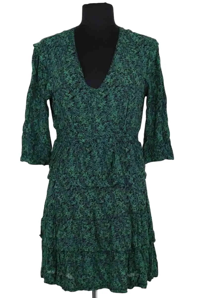 Robe Ba&Sh Vert en Viscose, taille S - Seconde Main