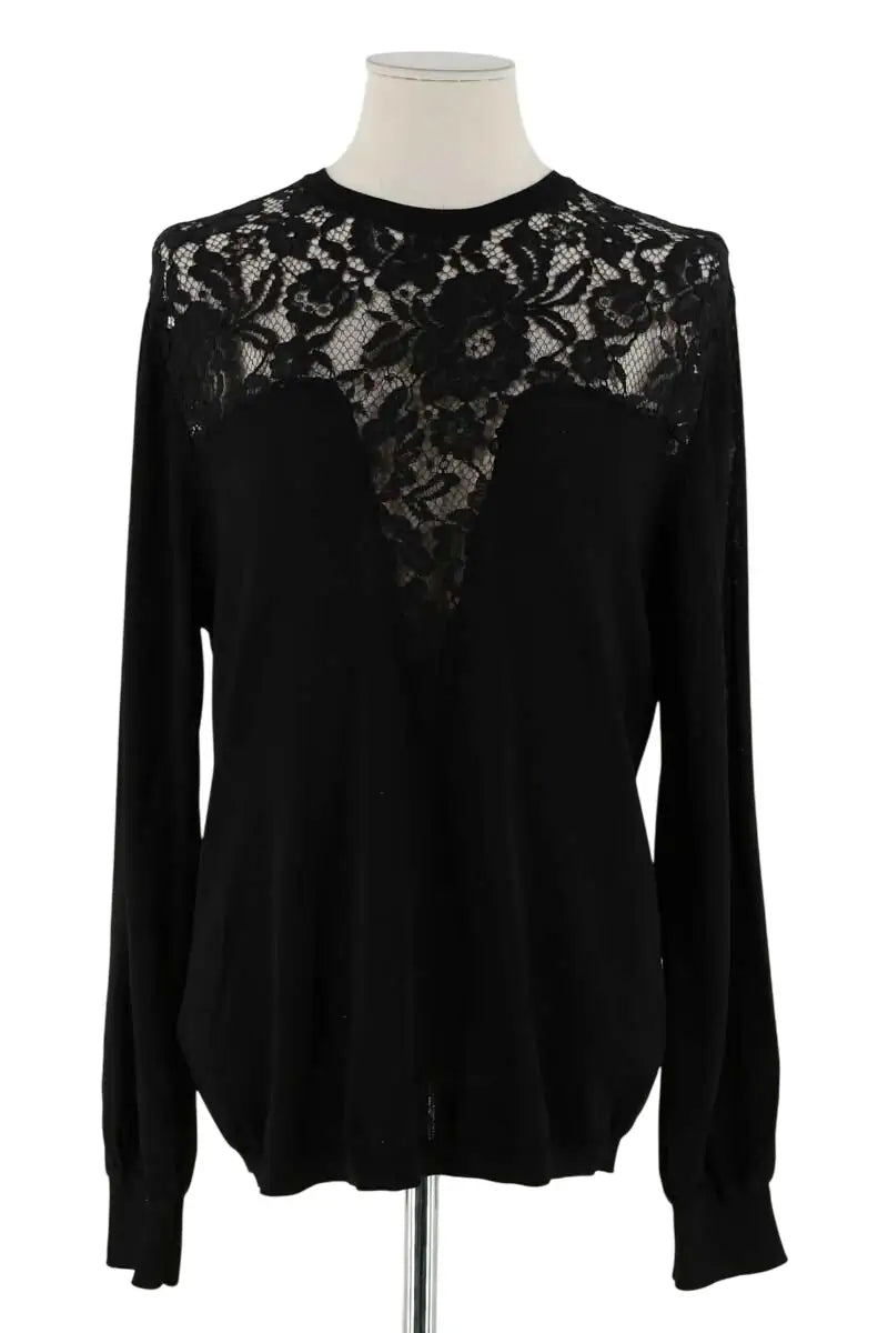 Top Livy Noir en Viscose, taille M - Seconde Main