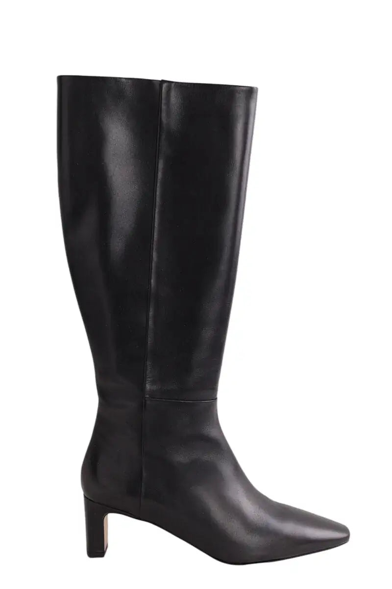 Bottes LK Bennett Margarite Noir en Cuir, taille 38 - Seconde Main