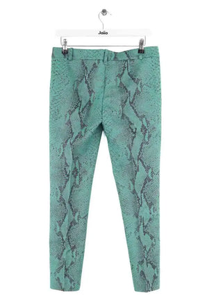 Pantalon droit Pinko Vert en Synthétique