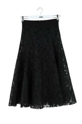 Jupe Maje Noir en Synthétique, taille M - Seconde Main