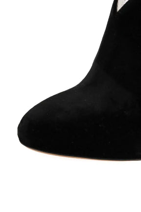 Boots Charlotte Olympia Noir en Velours