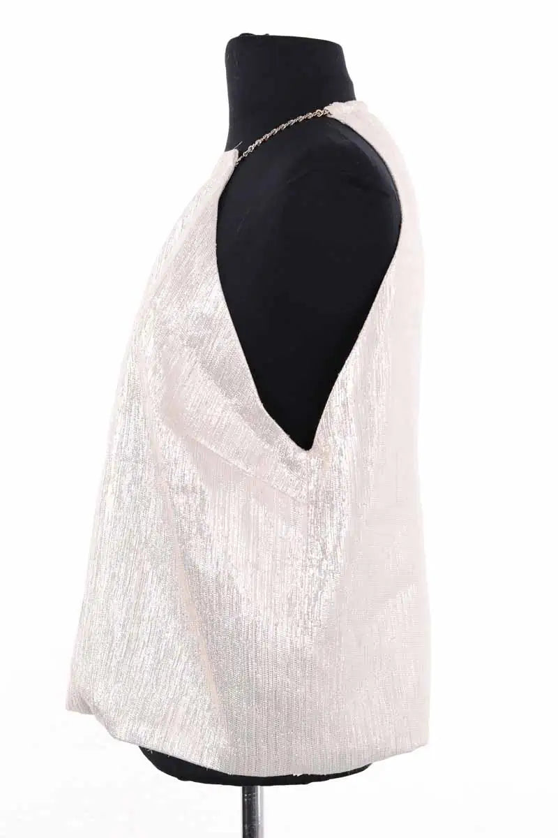 Top sans manche Maje Doré en Viscose
