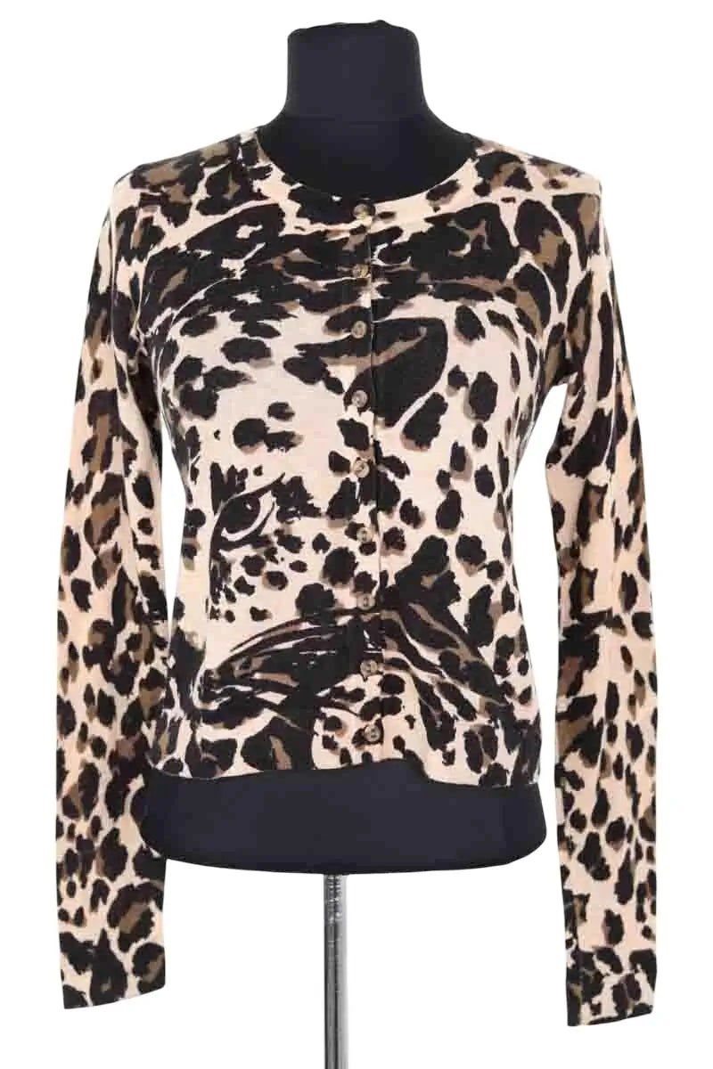 Cardigan Diane Von Furstenberg Beige en Coton, taille S - Seconde Main