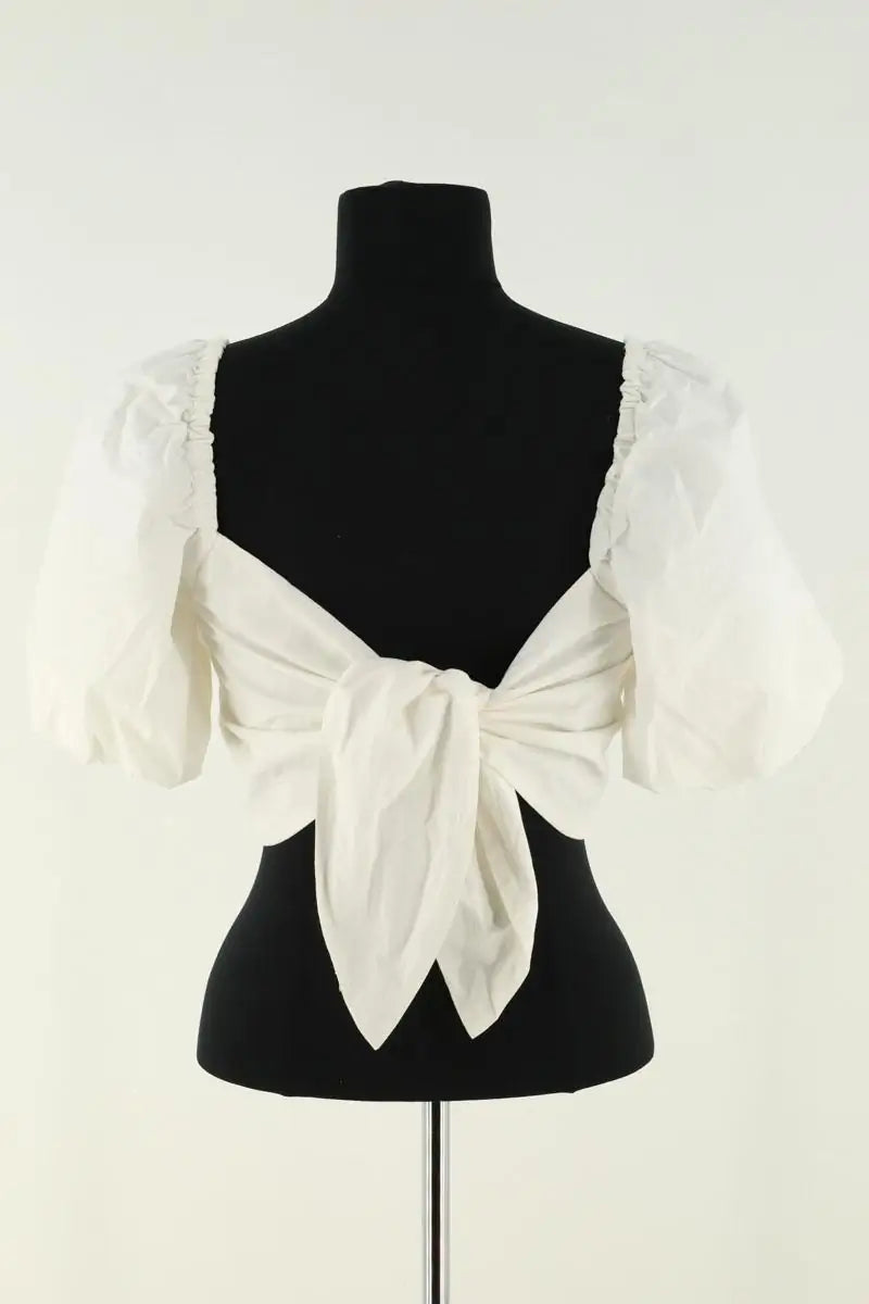 T-shirt Sézane Blanc en Coton