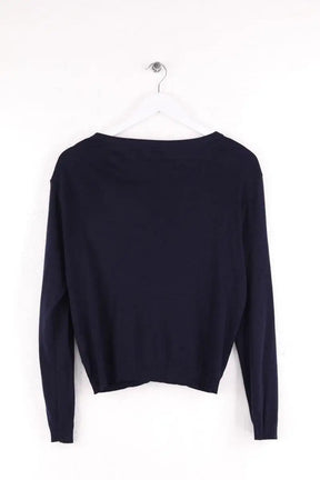 Cardigan Des Petits Hauts Bleu en Coton