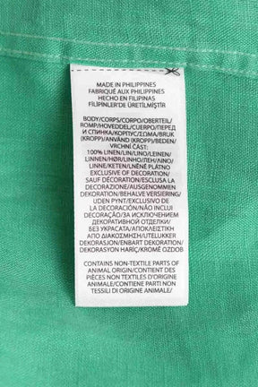 Chemise Ralph Lauren Vert en Lin