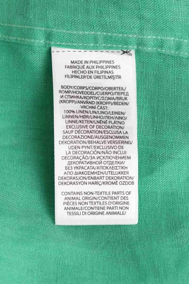Chemise Ralph Lauren Vert en Lin