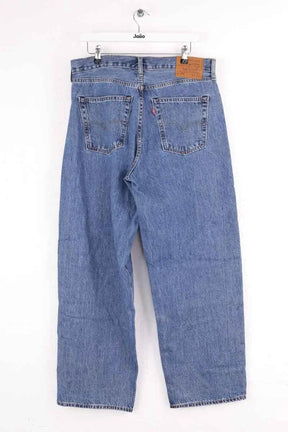 Jean droit Levi's Bleu en Coton
