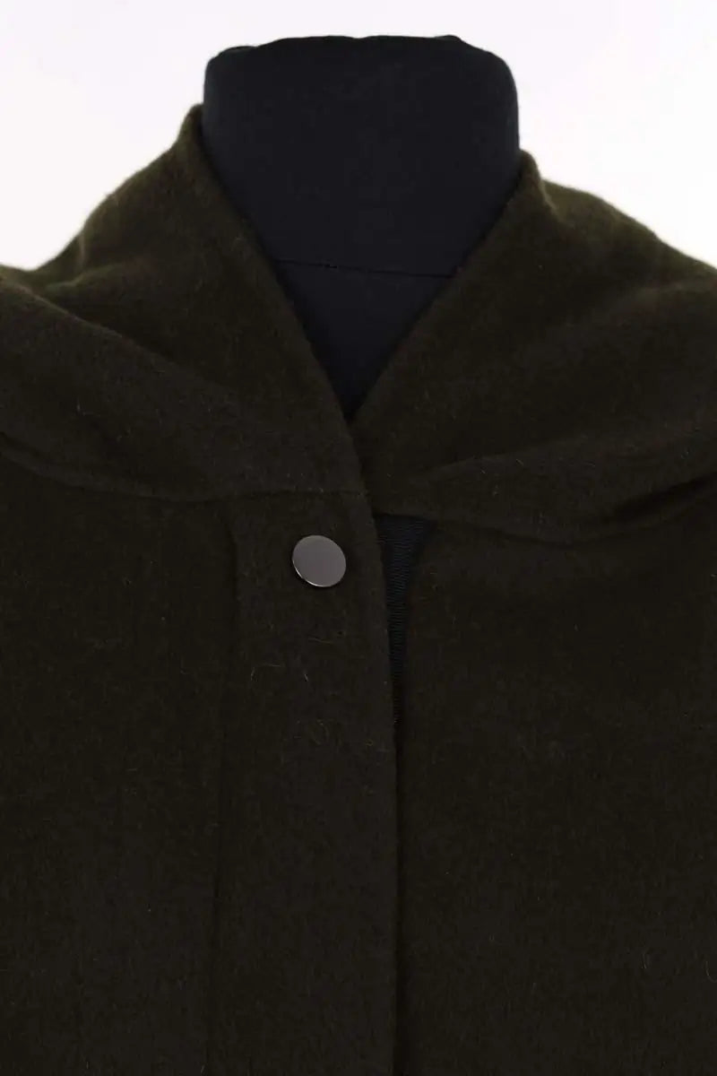 Manteau Maje Kaki en Laine